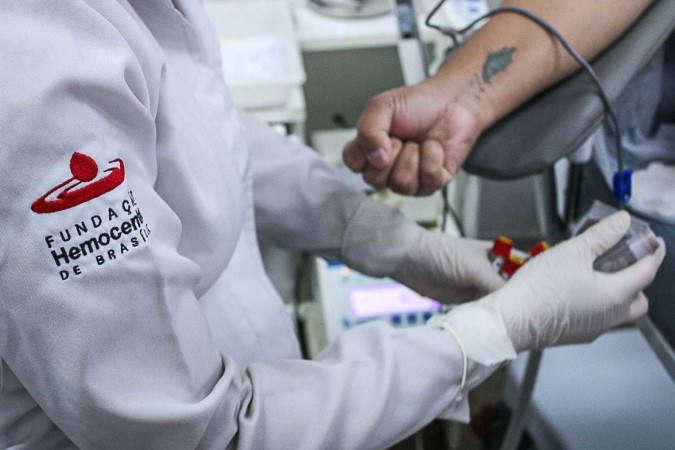  03/06/2024. Cidades. Junho Vermelho: Hemocentro de Brasília lança campanha para conscientização sobre doação de sangue. -  (crédito:  Kayo Magalhaes/CB)