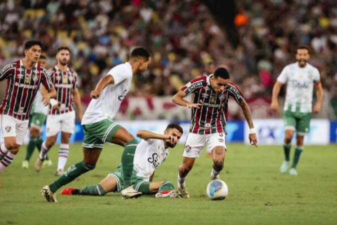 Fluminense ficou apenas no empate com o Juventude pelo Brasileirão -  (crédito:  - Foto: Lucas Merçon/Fluminense)