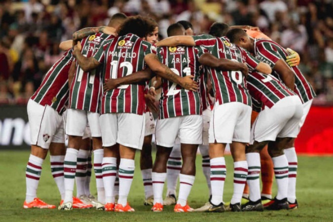 Fluminense terminou em primeiro lugar no Grupo A da Libertadores 2024  -  (crédito:  Foto: Lucas Merçon/Fluminense)