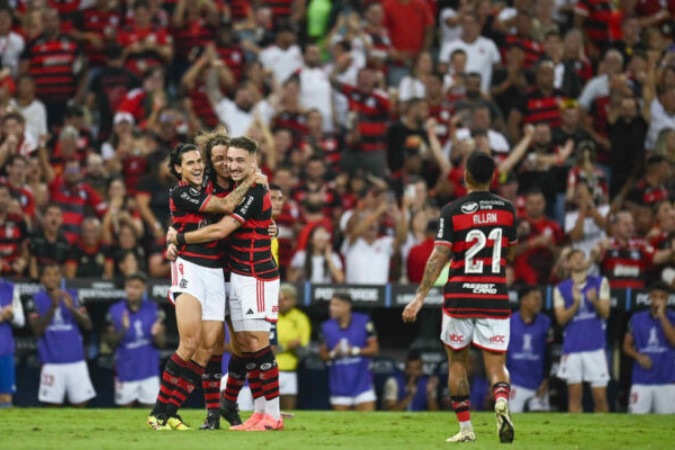 Flamengo pode ter dois clássicos nas eliminatórias da Libertadores -  (crédito: Foto: Marcelo Cortes /CRF)
