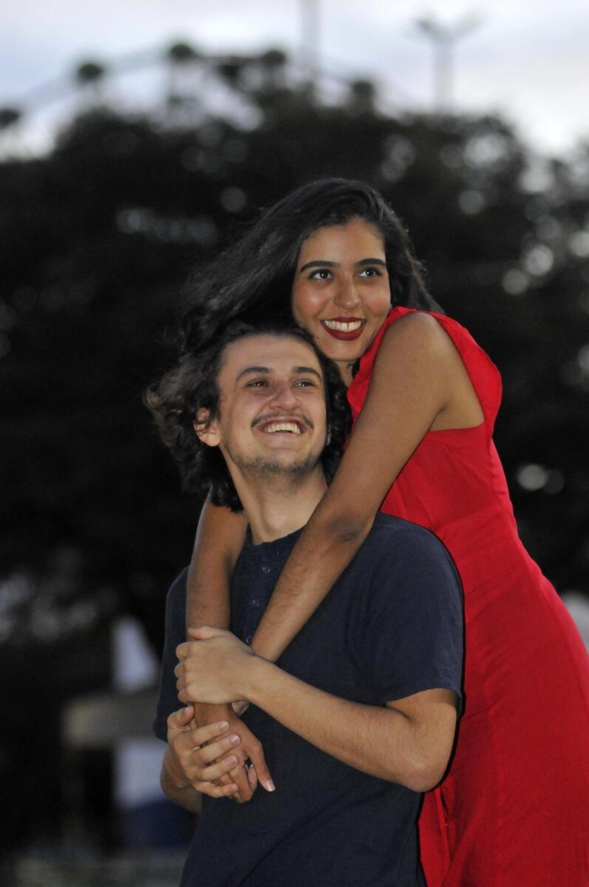  04/06/2024. Crédito: Minervino Júnior/CB/D.A Press. Brasil.  Brasilia - DF. Dia dos namorados diferentes tipo de relacionamentos amorosos. Luan do Planalto e sua namorada Juliana.