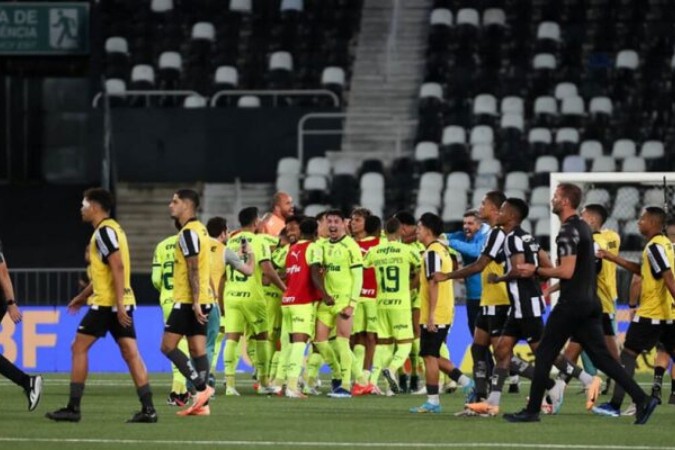 Botafogo e Palmeiras vÃ£o medir forÃ§as na Libertadores -  (crédito: Foto: Cesar Greco/Palmeiras/by Canon)