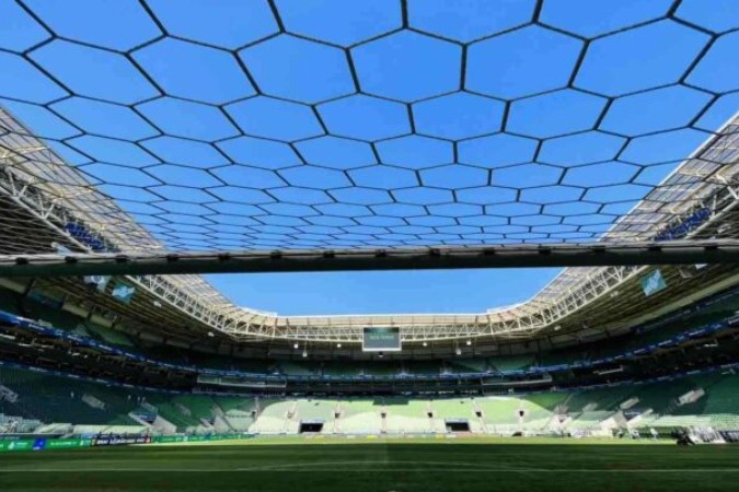 Allianz Parque é o estádio do Palmeiras e corre o risco de não receber o clássico diante do Corinthians -  (crédito: Foto: Divulgação/Palmeiras)