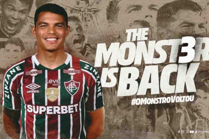Thiago Silva chega ao Rio de Janeiro nesta sexta-feira (7) - (crédito: - Foto: Divulgação/Fluminense) Thiago Silva chega ao Rio de Janeiro nesta sexta-feira (7) - (crédito: - Foto: Divulgação/Fluminense)