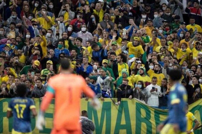 Movimento Verde e Amarelo, o MVA, está presente em todos jogos do Brasil  -  (crédito: Foto: Divulgação)