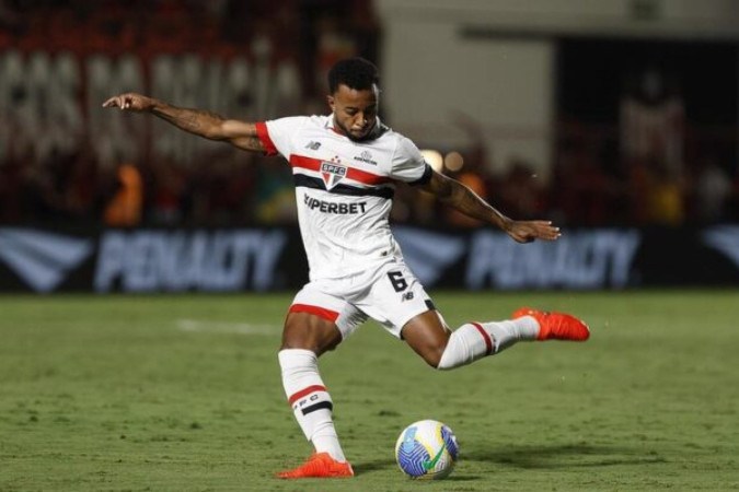 Welington está em reta final de contrato com o São Paulo -  (crédito: Foto: Rubens Chiri/Sao paulo fc)