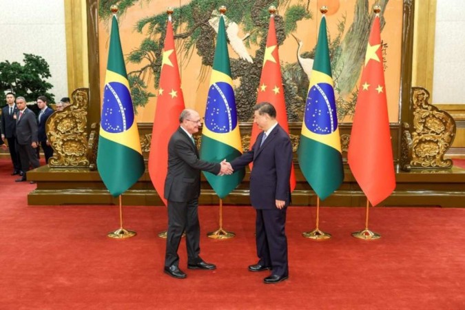 Ao receber Alckmin no Palácio do Povo, Jinping destacou que 