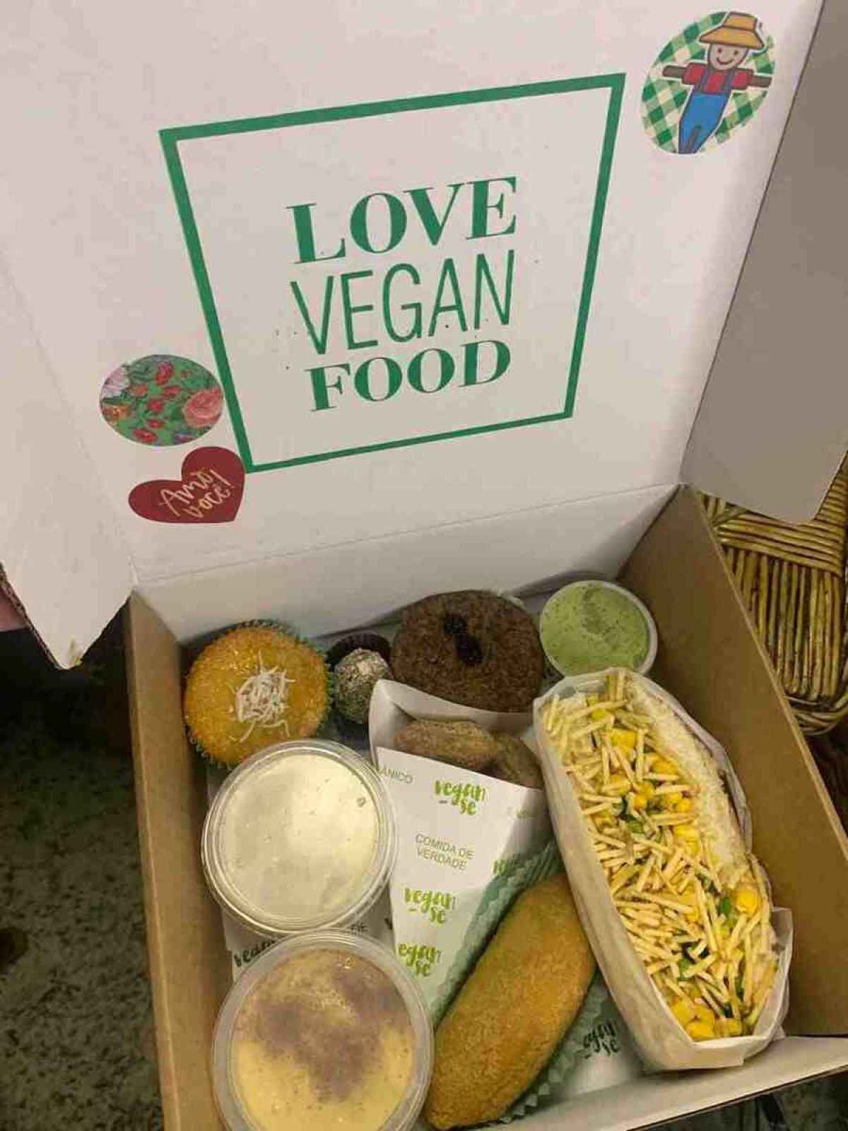 Kit comida vegana de junho