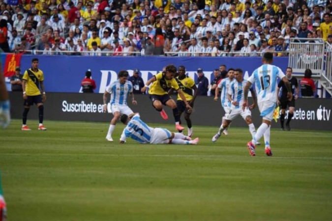Argentina vence o Equador  -  (crédito: Foto: Divulgação/La Tri)