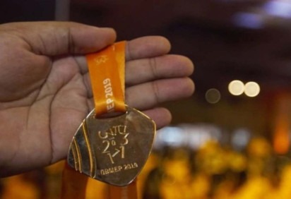 Medalha de ouro que serão concedidas na cerimônia  -  (crédito: Divulgação Omep)