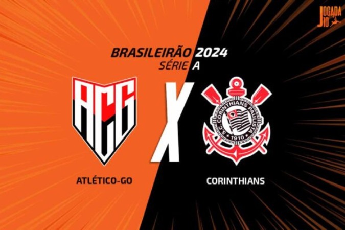 Atlético-GO e Corinthians se enfrentam para sair da zona de rebaixamento -  (crédito: Foto: Arte/Jogada10)