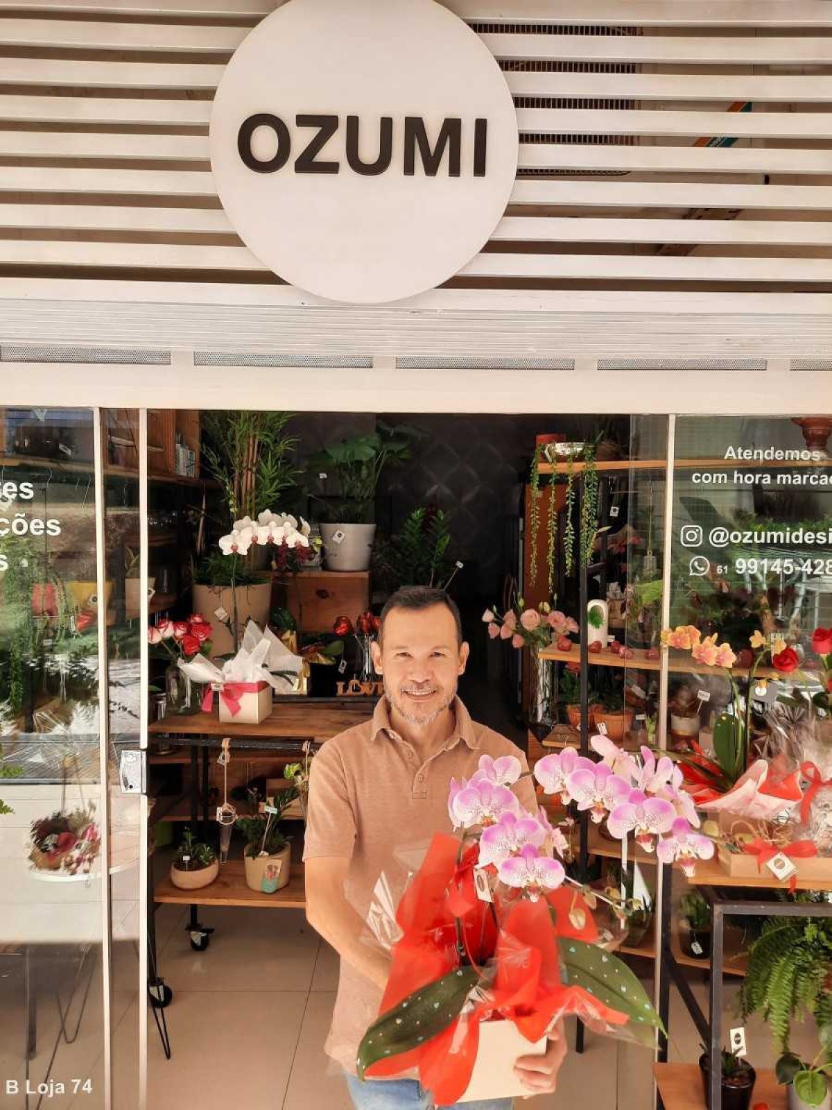 Ozumi oferece orquídeas personalizadas para os namorados