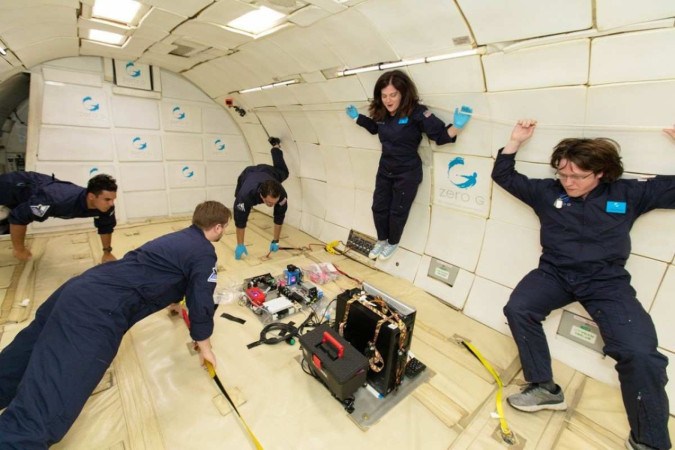Astronautas testam os impactos da microgravidade, após missões alguns apresentam problemas de pele e infecções   -  (crédito: Nasa/Divulgação )