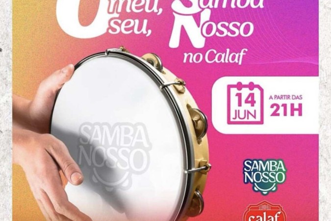 O Projeto O Samba Nosso estreia o Calaf hoje às 21h -  (crédito: Reprodução Instagram/@sambasdfoficial)