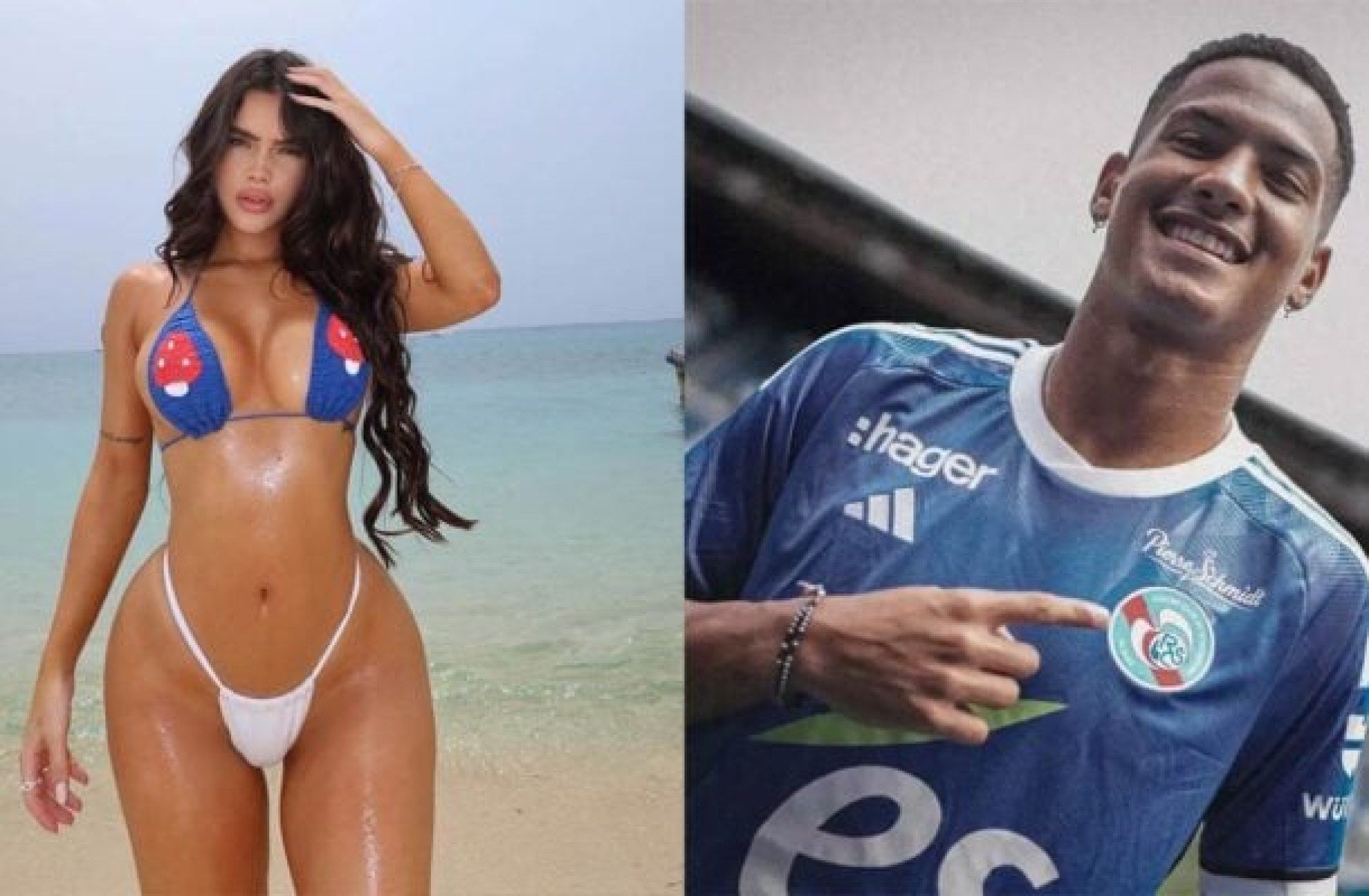 Namorada de ex-Santos diz que é ‘toda natural’, mas fotos antigas surgem; compare Namorada de ex-Santos diz que é ‘toda natural’, mas fotos antigas surgem; compare