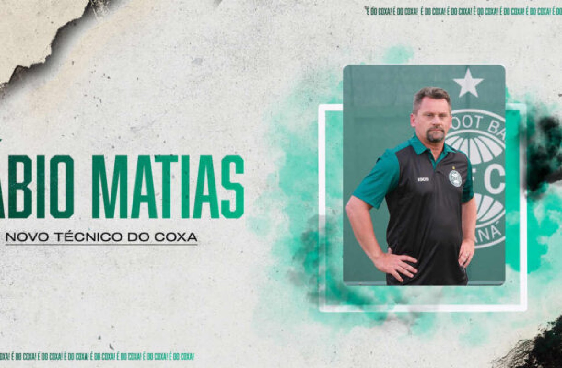 Ex-Botafogo, Fábio Matias é o novo técnico do Coritiba