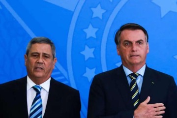 Braga Netto e Jair Bolsonaro -  (crédito: Valter Campanato/Agência Brasil)