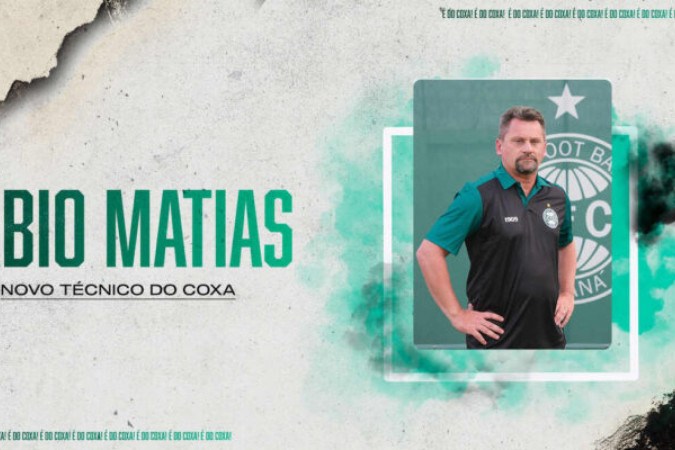 Fábio Matias tem a missão de levar o Coritiba de volta à primeira divisão  -  (crédito: Foto: Divulgação / Coritiba)