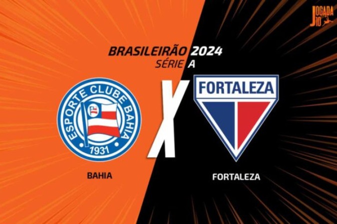 Bahia e Fortaleza disputam o clássico nordestino pela oitava rodada do Brasileirão -  (crédito: Divulgação/Jogada10)