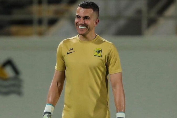 Marcelo Grohe negocia para defender as cores do Santos -  (crédito: Foto: Divulgação/Al Ittihad)