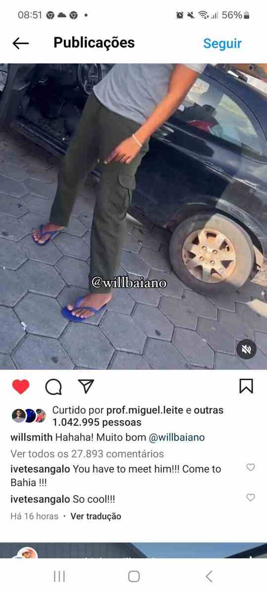 Comentário de Ivete Sangalo para Will Smith