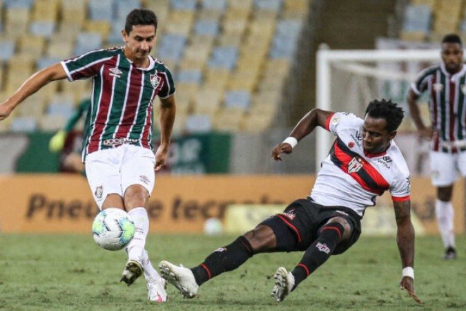 Fluminense venceu o Atlético-GO pela última vez em 2020 pela Copa do Brasil -  (crédito: - Foto: Lucas Merçon/Fluminense)