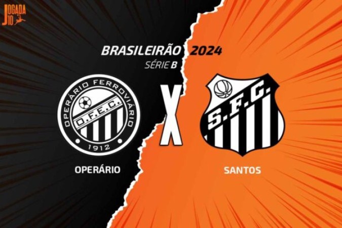 Operário e Santos duelam pela Série B do Campeonato Brasileiro -  (crédito: Foto: Arte/Jogada10)