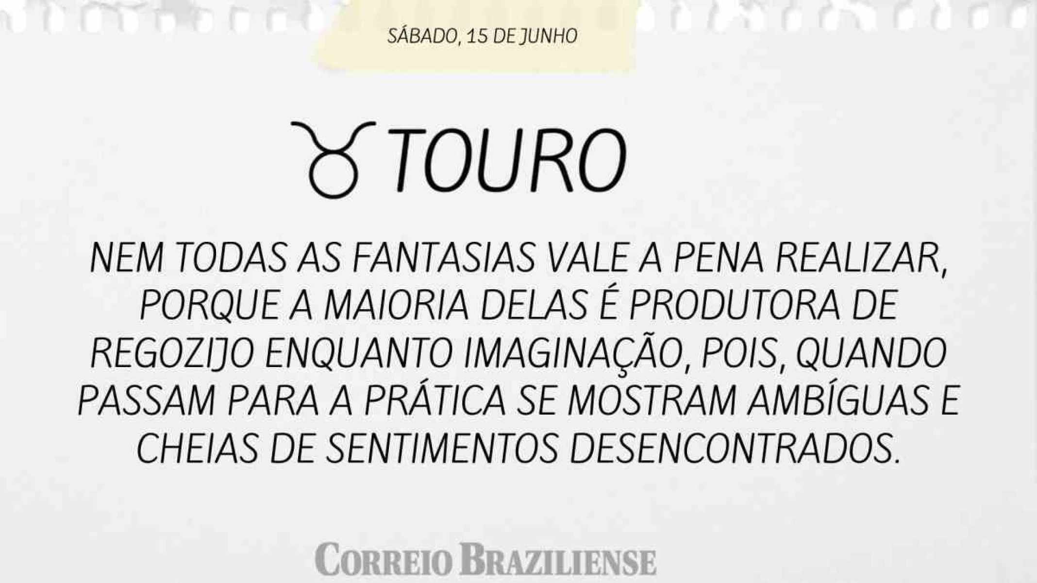 TOURO |  15 DE JUNHO DE 2024