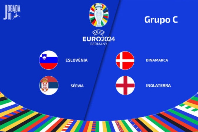 Seleções do Grupo C da Eurocopa -  (crédito:  Foto: Jogada10)