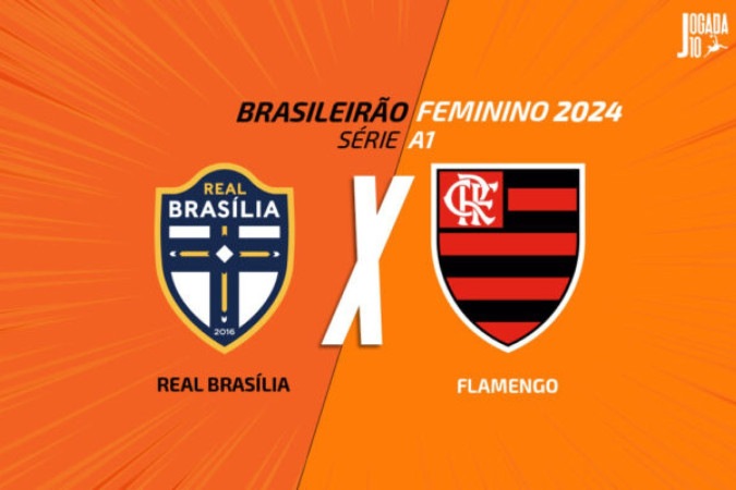 Real Brasília e Flamengo medem forças pelo Brasileirão Feminino -  (crédito: Foto: Arte/Jogada 10)