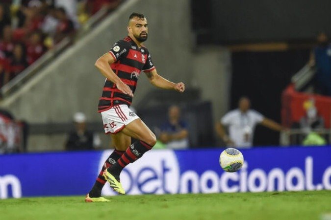 Léo Ortiz em campo pelo Flamengo -  (crédito: Foto: Marcelo Cortes/CRF)
