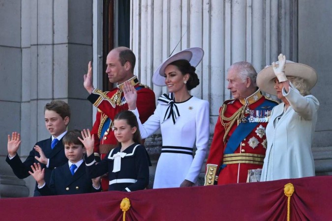 Kate, Princess of Wales, returns to public life for the first time since her cancer diagnosis, taking part in the Trooping the Color parade in central London.