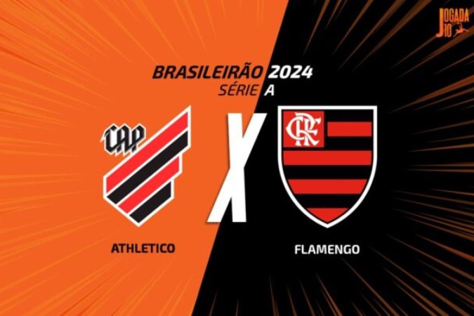 Athletico e Flamengo se enfrentam na Ligga Arena -  (crédito: Foto: Arte/Jogada 10)