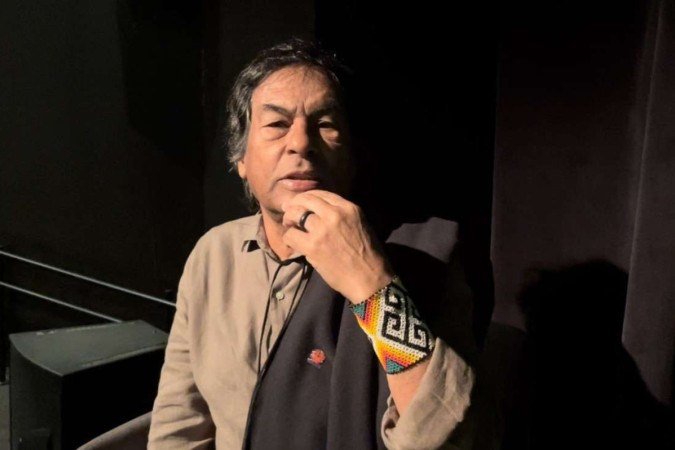  O ativista, ambientalista, escritor e líder indígena, Ailton Krenak.