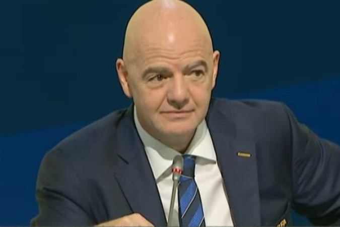 Presidente da Fifa cobra punição a atletas envolvidos com apostas -  (crédito: Foto: Reprodução CazéTV)