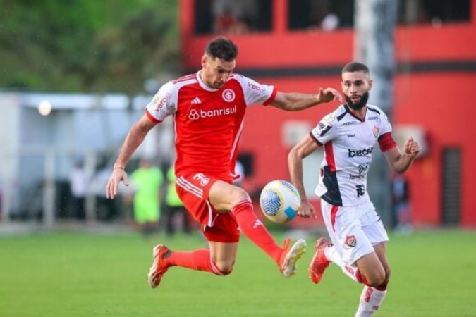 Com a derrota, o Internacional fica na décima colocação com 11 pontos -  (crédito: Foto: Ricardo Duarte/ Internacional)