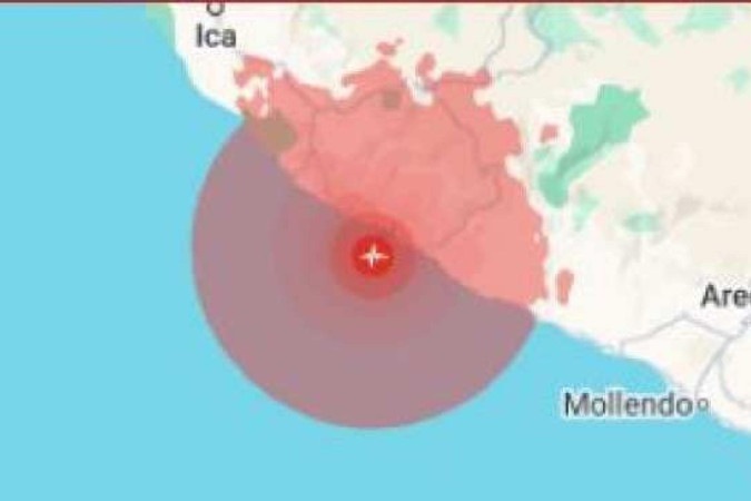 Terremoto de 6,3 de magnitude atinge o sul do Peru