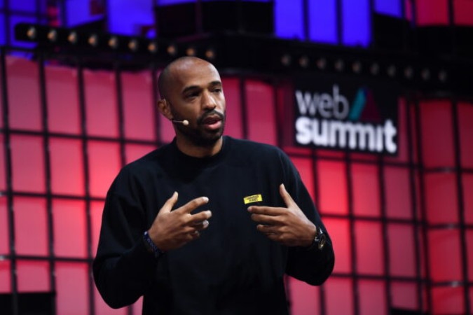  2 November 2021; Thierry Henry, Assistant Coach, Belgium National Team, on Centre Stage during day one of Web Summit 2021 at the Altice Arena in Lisbon, Portugal. Photo by Harry Murphy/Web Summit via Sportsfile
     -  (crédito:  Sportsfile)