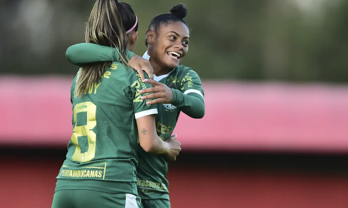 Palmeiras goleia São Paulo por 5 a 1 no Brasileiro Feminino -  (crédito: EBC)