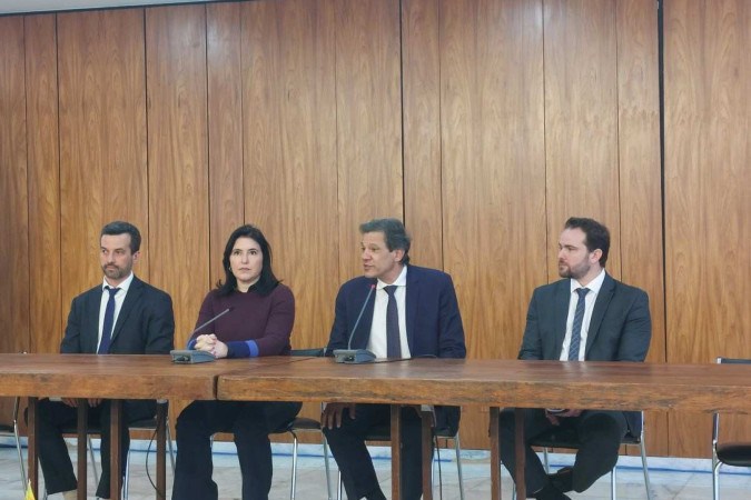 Ministros que compõem a Junta de Execução Orçamentária (JEO) -  (crédito: Victor Correia/CB/D.A. Press)