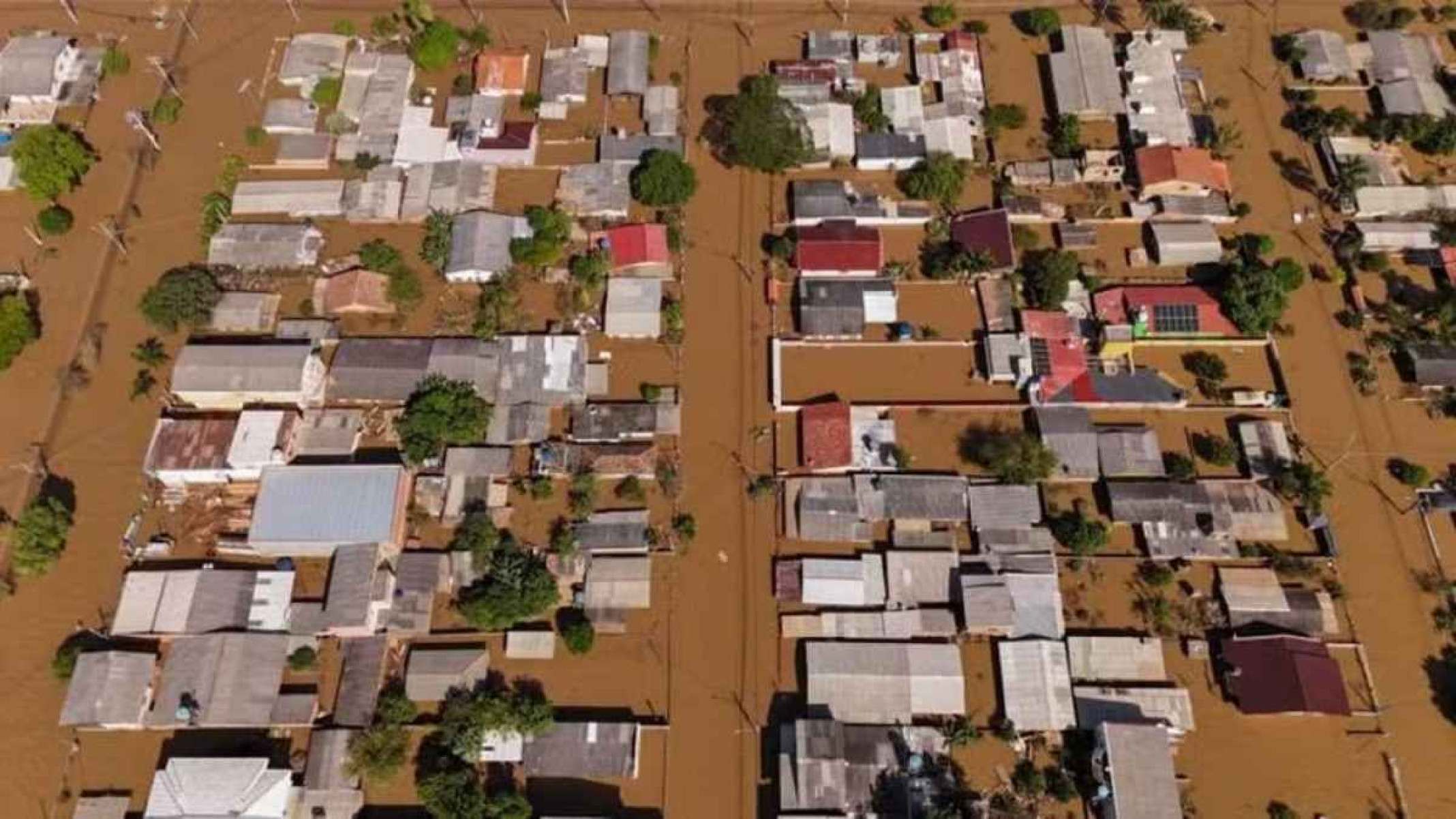  Destruição da chuva nos últimos dias no Rio Grande do Sul.