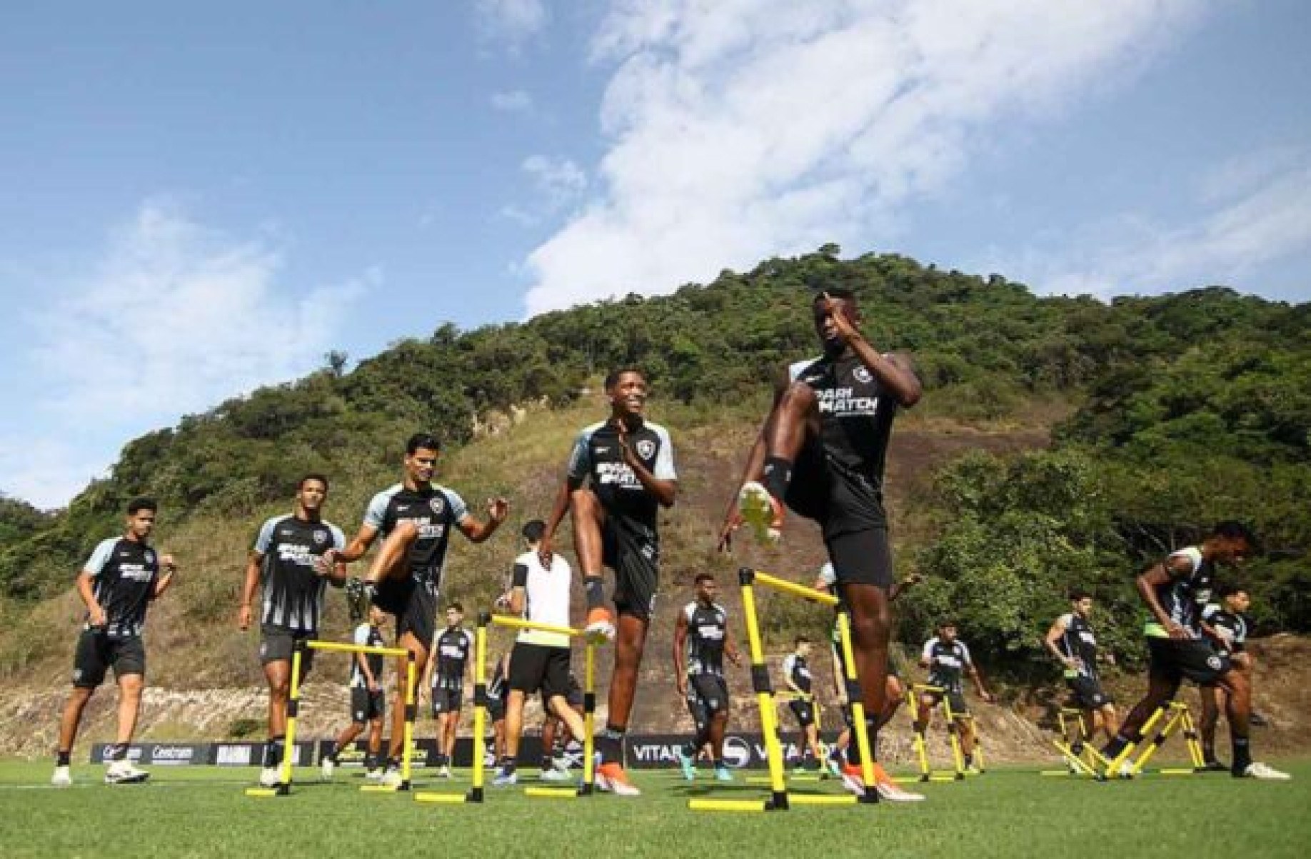 Botafogo promove troca nos gramados do Espaço Lonier