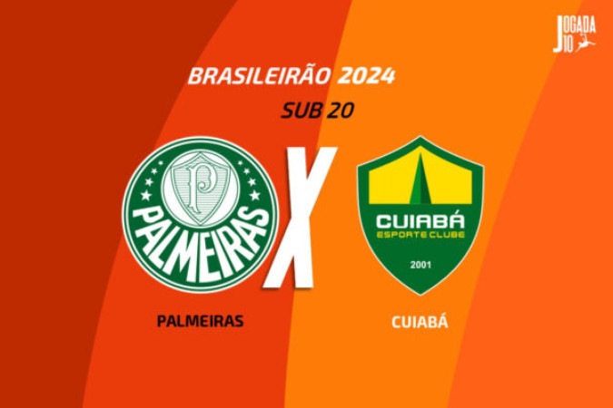 Palmeiras busca mais uma vitória no Campeonato Brasileiro Sub-20 -  (crédito: Divulgação/Jogada10)