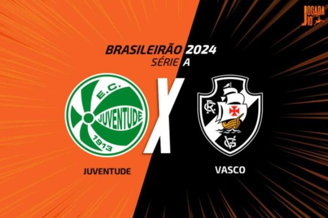 Juventude e Vasco voltam a se enfrentar no Sul pela Série A após 17 anos -  (crédito: Arte: Jogada10)