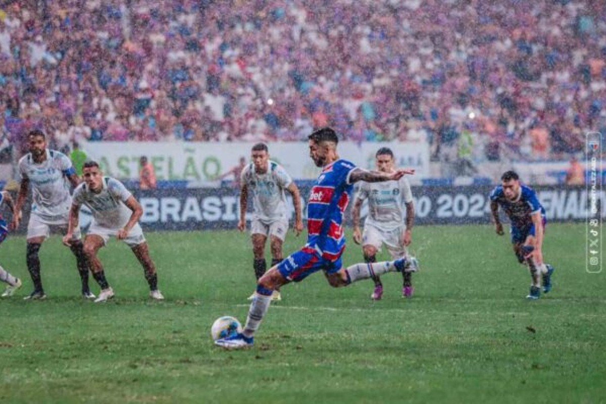 Lucero, Fortaleza x Grêmio, Brasileirão (Foto: Fortaleza)