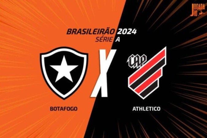Botafogo x Athetico-PR -  (crédito: Foto: Arte Jogada10)