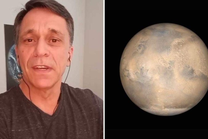 o empresário afirmou que mandar humanos para Vênus antes de Marte poderia ser uma oportunidade para desenvolver capacidades para criar uma comunidade marciana -  (crédito: @gsohnlein/Instagram e Nasa/Unsplash)