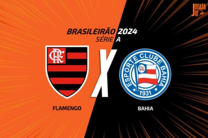 Flamengo e Bahia se enfrentam no Maracanã -  (crédito: Foto: Arte/Jogada10)