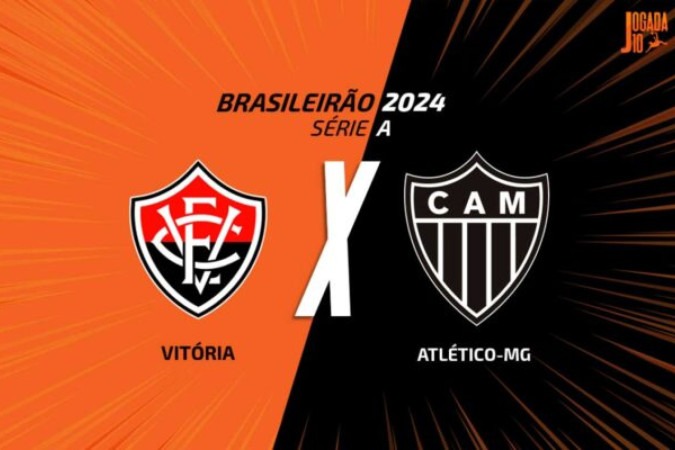 Vitória x Atlético-MG no Barradão; saiba tudo sobre o duelo de quinta (20) -  (crédito: Arte: Jogada 10)
