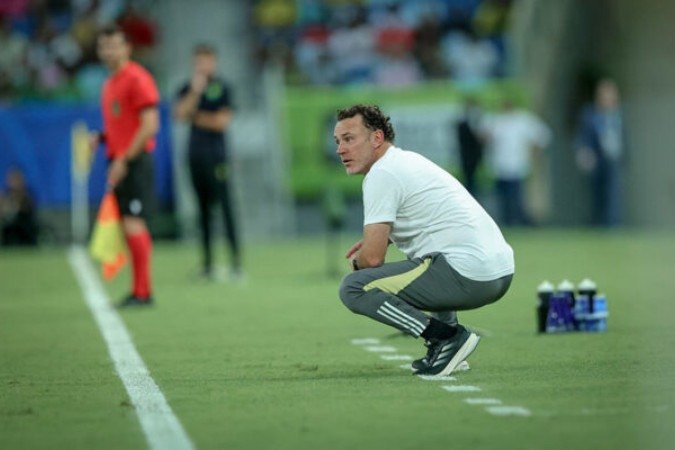 Milito assumiu responsabilidade após mais uma derrota do Galo -  (crédito: Foto: Pedro Souza / Atlético)